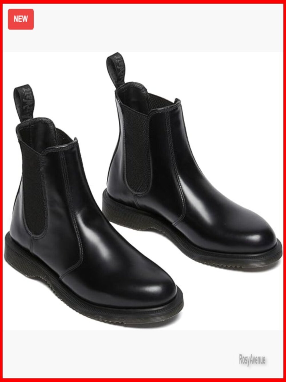 Leather Chelsea Boots with Air-Cushioned Sole, Ankle Height